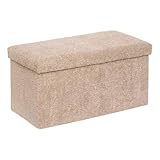 Atmosphera Sitzsack, faltbar, Soana, aus Frottee, Dunkelbeige, 76 x 38 cm