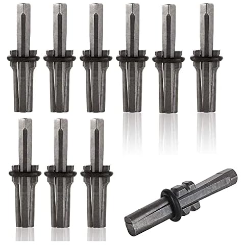Alupre Wedge,10pcs 16mm Heavy Duty Wedge and Feather Shims Concrete Granite Rock Stone Splitting Hand Tools Cover