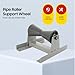 Pipe Roller Support Wheel, PE Pipe Roller Support Wheel For Dia 20-315mm Pipe, Heavy Duty Pipeline Sliding Tool