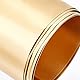 OLYCRAFT Messingblech Messingstreifen Gold Messing Blechrolle Metallfolien Platte 0.2mm Messing Dünnes Blech Messingplatten Messingfolie Für DIY Schneiden Handwerk Machen 1000x100x0.2mm