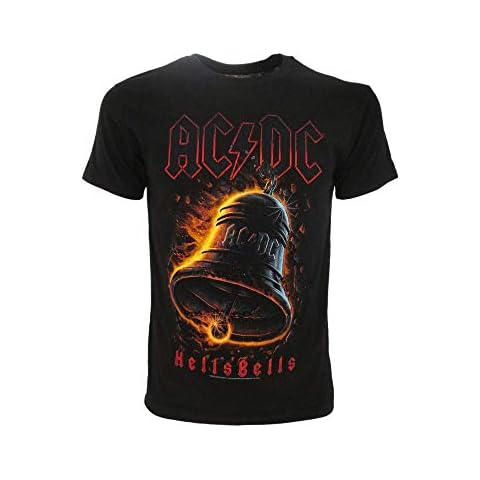 T-shirt Hells Bells AC/DC Noir Cover