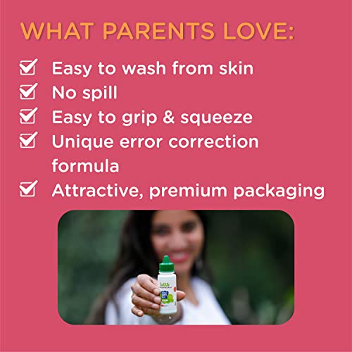 Image of dabble Water Based Non-Toxic Glue | Unique Bottle design | No spills | Child safe glue for Early learning art and craft projects | Green Apple Fragrance | Easy grip for Kids |
