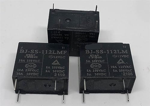 Relé BJ-SS-124DMF con alta capacidad 10A para conmutación estable de 24V