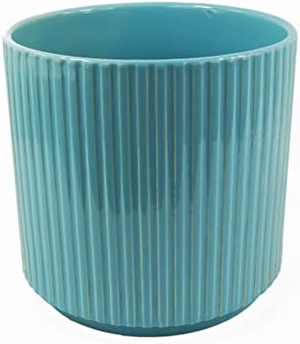 Leaf Ceramic Planters with Optional, 21cm White with Stand