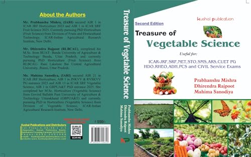 Image of Treasure of Vegetable Science - 2nd /Ed. - For 2026 Exams