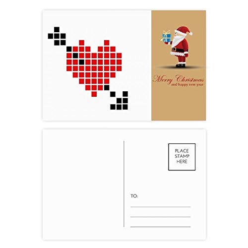 Cartes postales Saint-Valentin Père Noël lot de 20 pour déclarer votre flamme