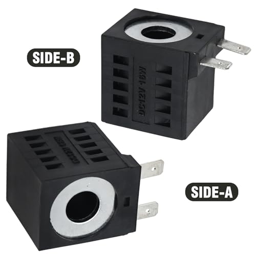 Image of 10225-96 Solenoid Coil 12V DC 9.0 Ohms 1.33 Amps 16W Hydraulic Power Unit Replacement for Valve Stem Series 08 80 88 98