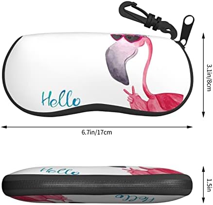 ESNAIUVCD Étui à Lunettes Portable En Cuir Avec Impression Peinture