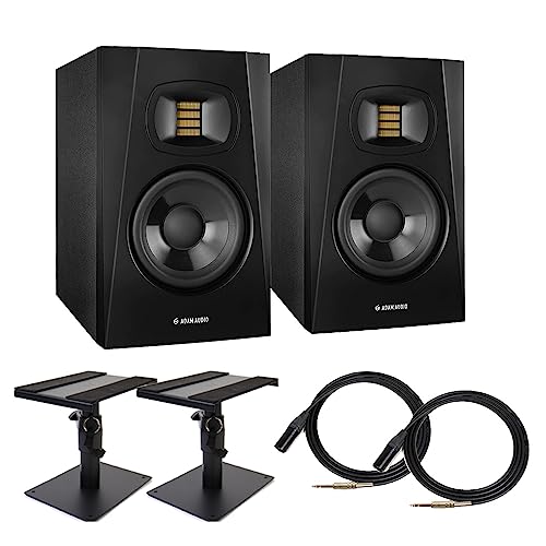 Amazon | ADAM Audio T5V ペア TRS-XLRケーブル スピーカースタンド