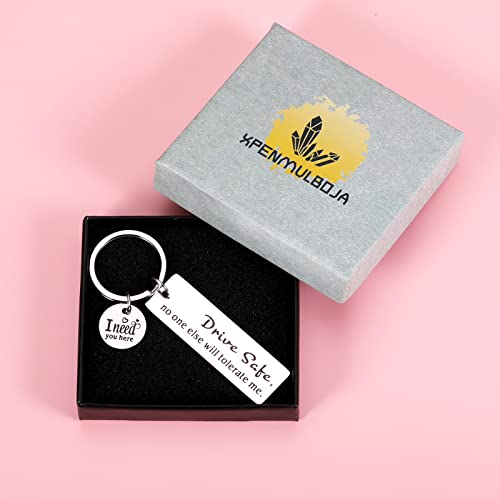 Xpenmulboja Boyfriend Gifts From Girlfriend Christmas Gifts For Men Him Husband Valentines Day Birthday Wedding Anniversary Presents Cute Drive Safe Keychains From Wife Women #TOP4