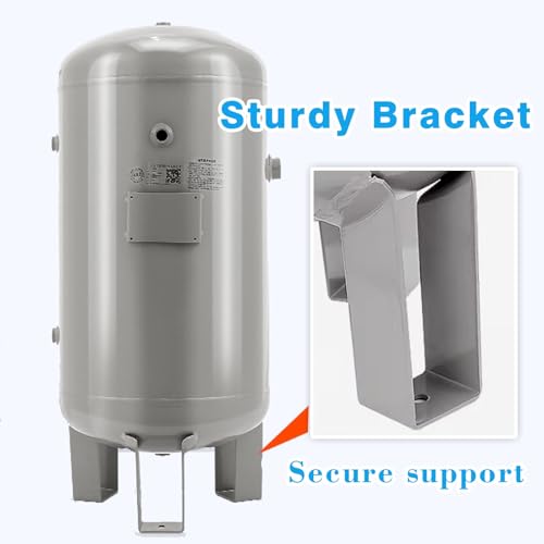 Tanque de compresor de aire vertical para ahorrar espacio, ideal para inflar y mantener neumáticos de vehículos