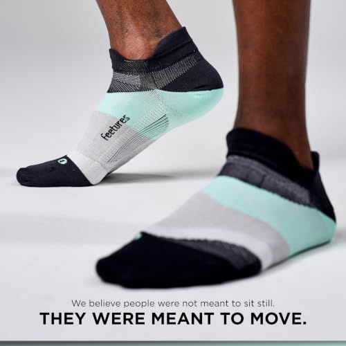 Image of Feetures Elite Light Cushion Mini Crew Sock - Sport Sock with Targeted Compression