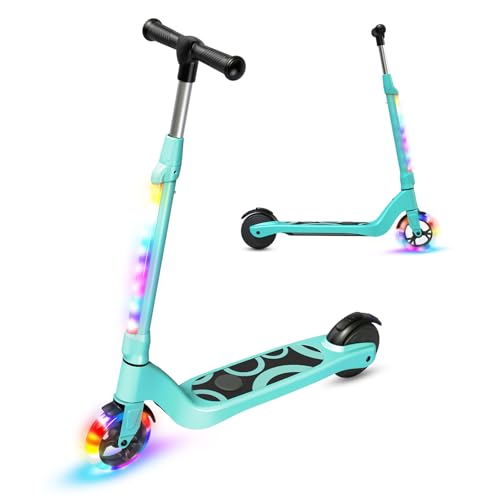 Trottinette électrique enfants 6 ans à 10 ans TST roues 5,3 pouces et feux LED intégrés