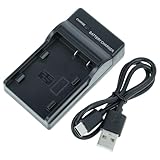 Contenu de livraison : 1x chargeur, 1x câble de charge USB vers USB-C | Accessoires pour appareils photos - par vhbw