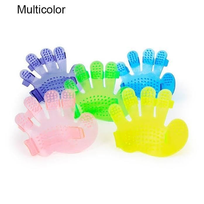 Sadaiv Nipun Dil Se Desh Seva” Pet Grooming Glove (Gold) – Rubber Deshedding & Bath Brush for Dogs & Cats | Gentle Fur Remover, Massage & Cleaning Tool for Pets 1