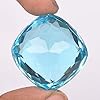 GEMHUB Gemstones For Jewelry Making Swiss Blue Topaz Stones 107.00 Carats Cushion Cut Loose Gemstones Women For Jewelry #4