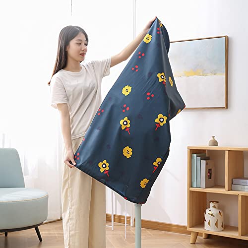 Tempkay 60 * 140cm capa de ventilador elétrico redondo com tudo incluído capa à prova de umidade par