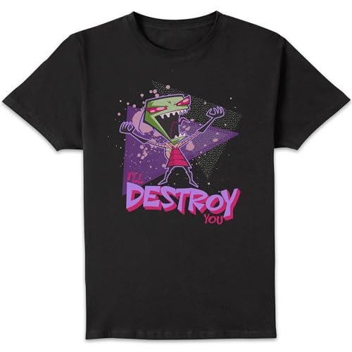 Image of Invader Zim I'll Destroy You Men's T-Shirt - Black XXL