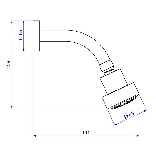 Chuveiro Tubo Parede Aspen Deca Cromado