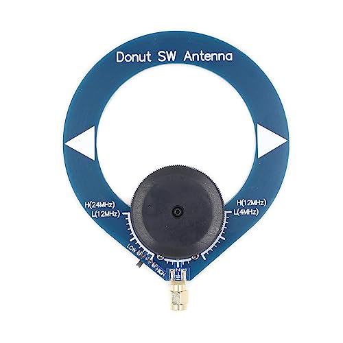 GOOZEEZOO Donut SW Mini Loop Antenna Replacement for HFDY DSP1 DSP2 Malachite Receiver 4MHz-24MHz