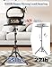 Projector Stand Tripod, Adjustable Height 26 to 56 Inch Laptop Tripod, Laptop Stand with Mouse Tray, Foldable Tripod for Projector with Carry Bag, Portable Podium Stand for Office, Home, Stage, DJ