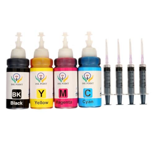 INK POINT Refill Ink for HP DeskJet 2331 Multi-Function Color Printer Compatible with IHP Cartridge 805/803/680/678/818/802/901/703/704/46/21/22/27/28/56/57 Multi-Color Ink (4 Ink 4 SYRING) (B0C3MM74HG) Amazon Price History, Amazon Price Tracker