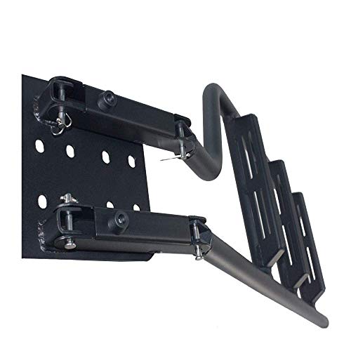 Tzd Tailgate Ladder Foldable Pickup Truck Tailgate Ladder Set Aluminum Alloy Universal Accessories For Truck Easy Install Safe And Convenient (41 In) #TOP6