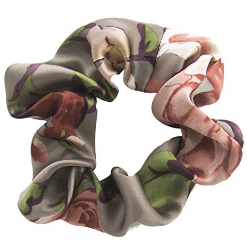 CCHICTASTE Hair Elastics Scrunchies 100% Silk Hair Bands Hair Ties Ponytail Holder