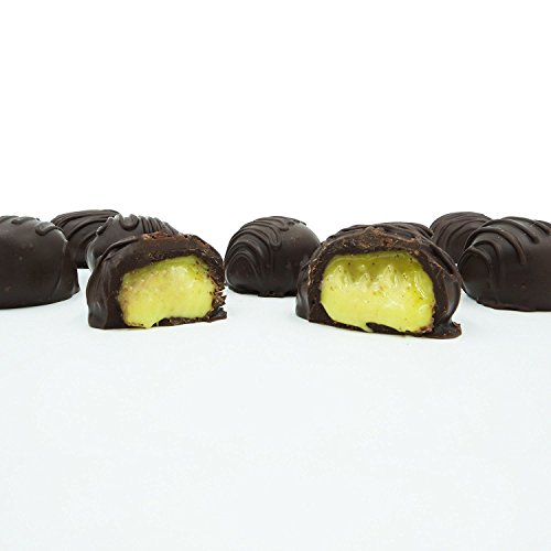 Philadelphia Candies Homemade Lemon Creams, Dark Chocolate 1 Pound Gift Box