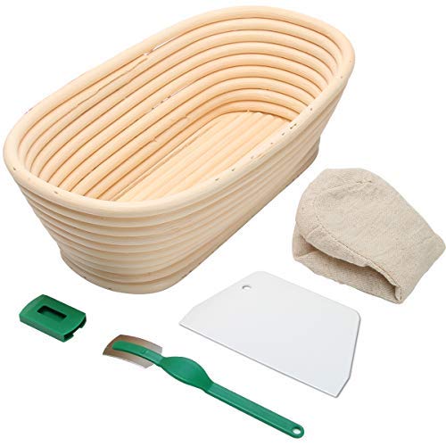 Buy Ahier Proofing Basket Oval, 10 inch Baskets Sourdough