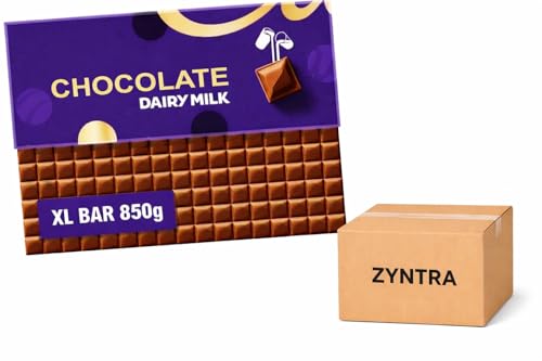 Image of Dairy Milk Chocolate Gift Bar 850g – Extra Large Creamy Milk Chocolate, Smooth & Rich Taste, Perfect for Sharing, Parties & Gifting