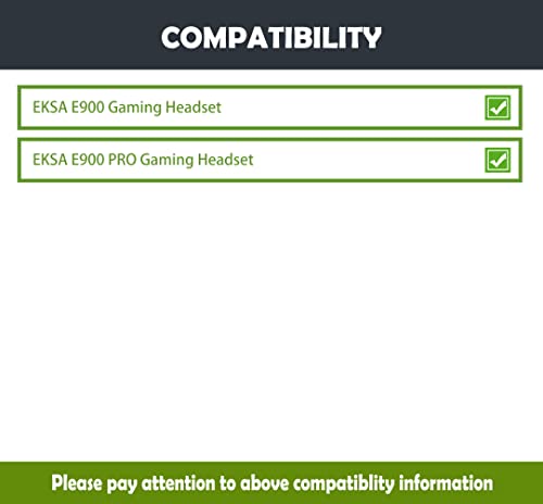 Coussinets pour EKSA E900 Pro avec mousse à mémoire de forme isolante - 2
