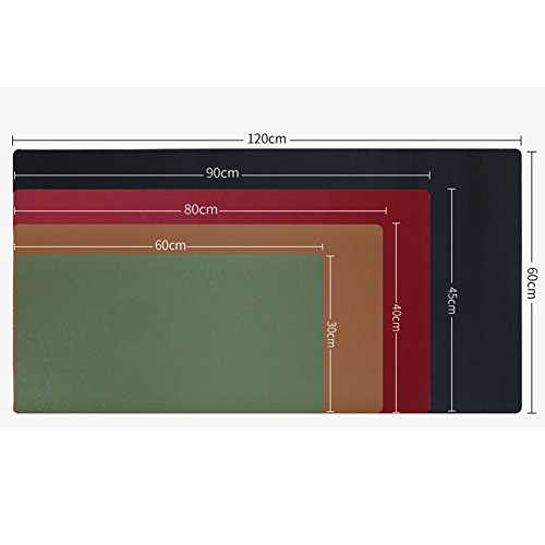 Kingfom Desk Mat Pad Blotter Protector 47.2" X 23.6", Pu Leather Desk Mat Laptop Keyboard Mouse Pad With Comfortable Writing Surface Waterproof (Brown) #TOP4