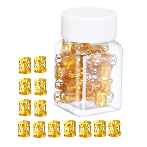 CLUB BOLLYWOOD® 100x Dreadlocks Beads Decorations Pendants Metal for Hair Accessory Gold | Hair Care & Styling | Hair Ties & Styling Accs