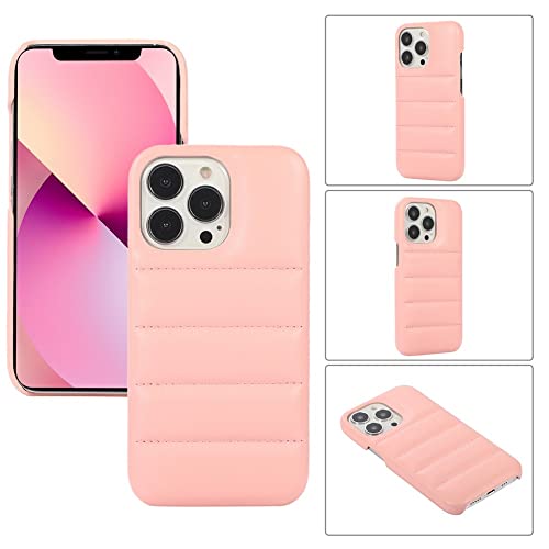 Coque doudoune iPhone 13 Pro rose : l'accessoire tendance pour vos sorties et selfies - 2
