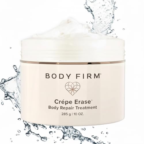 Body Firm Crepe Erase Body Repair Treatment, Anti Aging Firming Lotion with Collagen Peptides, Shea Butter, Vitamin E, Squalane and More, Promotes Women's Natural Collagen Production, 10 Oz