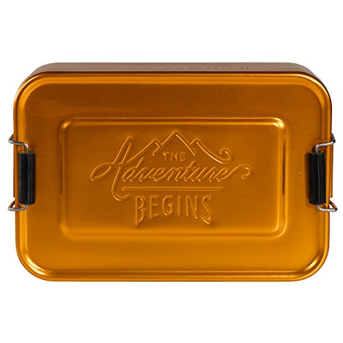 Preisvergleich Produktbild Gentleman 's Hardware Aluminium-Brotdose, Gold