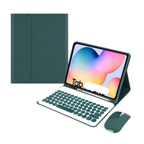 Teclado redondo para Samsung Tab S10 FE y funda protectora