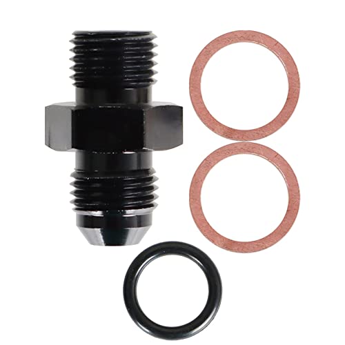 Silscvtt Braided Fuel Line Hose Replacement For Honda-Acura B/D Series D15 D16 B16B B16A B18C D16 Hose End Fitting Kit #TOP1