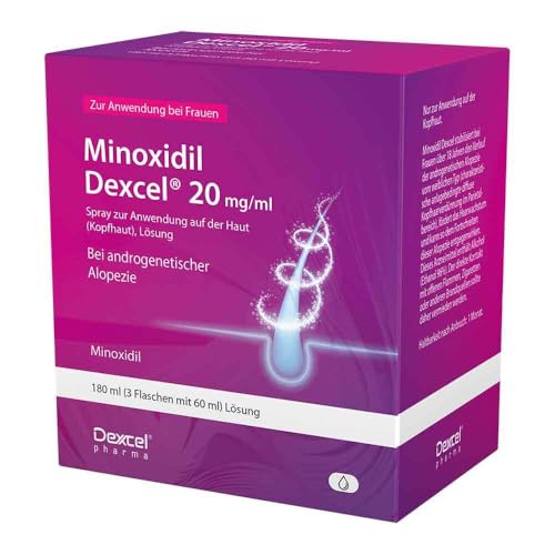 MINOXIDIL Dexcel 20 mg/ml Spray z.Anw.a.d.Kopfhaut 3X60 ml