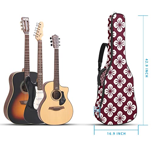Housse pour guitare acoustique – Motif oignon – Épaisseur : 1 cm – Étanche – 101,6 cm – 102,6 cm, Multicolore 04, 42… - Les Beatles, Paul McCartney, John Lennon, RIngo Starr, George Harrison Housse pour guitare acoustique - Motif oignon - Épaisseur : 1 cm - Étanche - 101,6 cm - 102,6 cm, Multicolore 04, 42… – Image 6