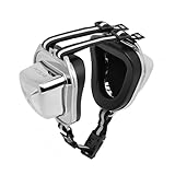 PetsEar 犬と猫のイヤーマフ 防音 29dB NRR 防音 不安軽減 聴覚保護 調整可能 軽量設計 花火/雷/騒音対策 (シルバー, XXS)