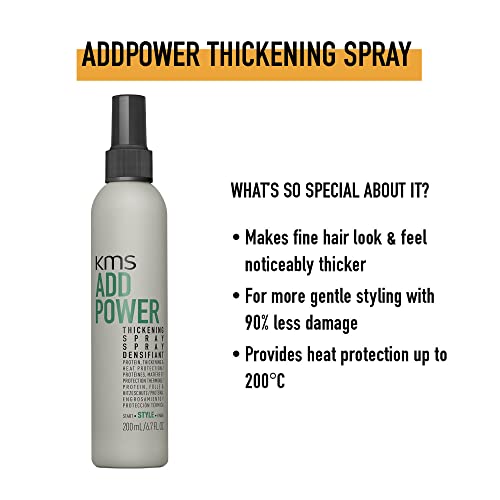Kms Addpower Thickening Spray Heat Protectant, 6.76 Fl. Oz. #TOP1