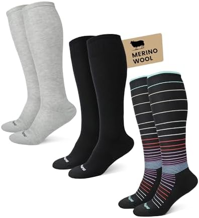 HAPIU Merino Wool Easy On Compression Socks – Accessible fit options