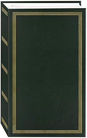 3-Ring Photo Album 504 Pockets Hold 4x6 Photos, Hunter Green