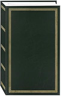 3-Ring Photo Album 504 Pockets Hold 4x6 Photos, Hunter Green