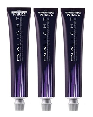 Loreal Dialight 9.01 Milkshake Platinum 3 x 50 ml Intensive Tint LP Semi-Permanent Colouration Dia Light