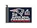 NFL New England Patriots Super Bowl 51 5x Champions Antenna Flag