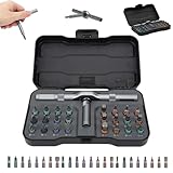 24 in 1 Screwdriver, 24 in 1 Screwdriver Set, DIY Multifunction Ratchet Tool with Removable T Handle