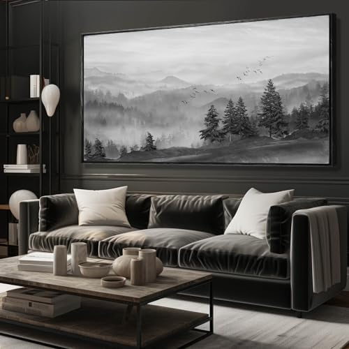 Kureful Large Wall Art Office Decor Mountain Wall Art Bedroom Dec...